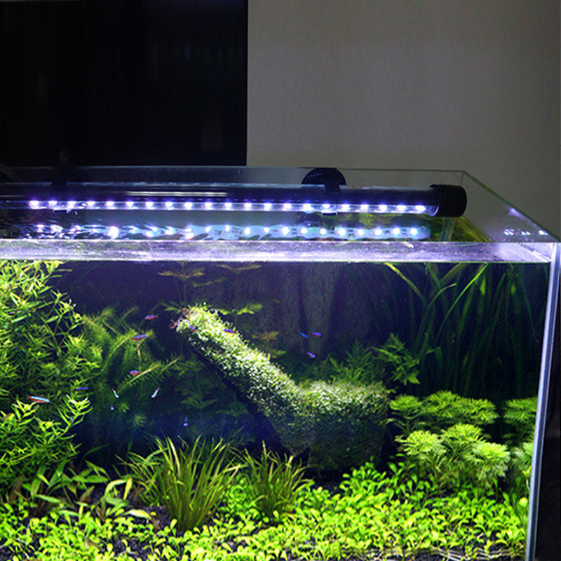 森森鱼缸潜水变色LED水草冒泡七彩照明灯水族箱造景龙鱼防水灯管