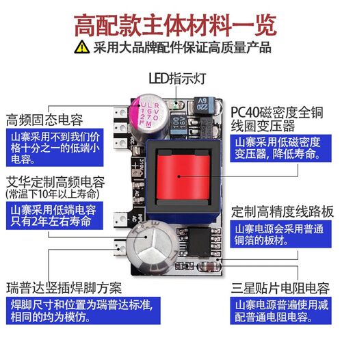 RPD电源模块AC-DC稳压模块双输出5V3.3V双路220V转12V低波纹模块