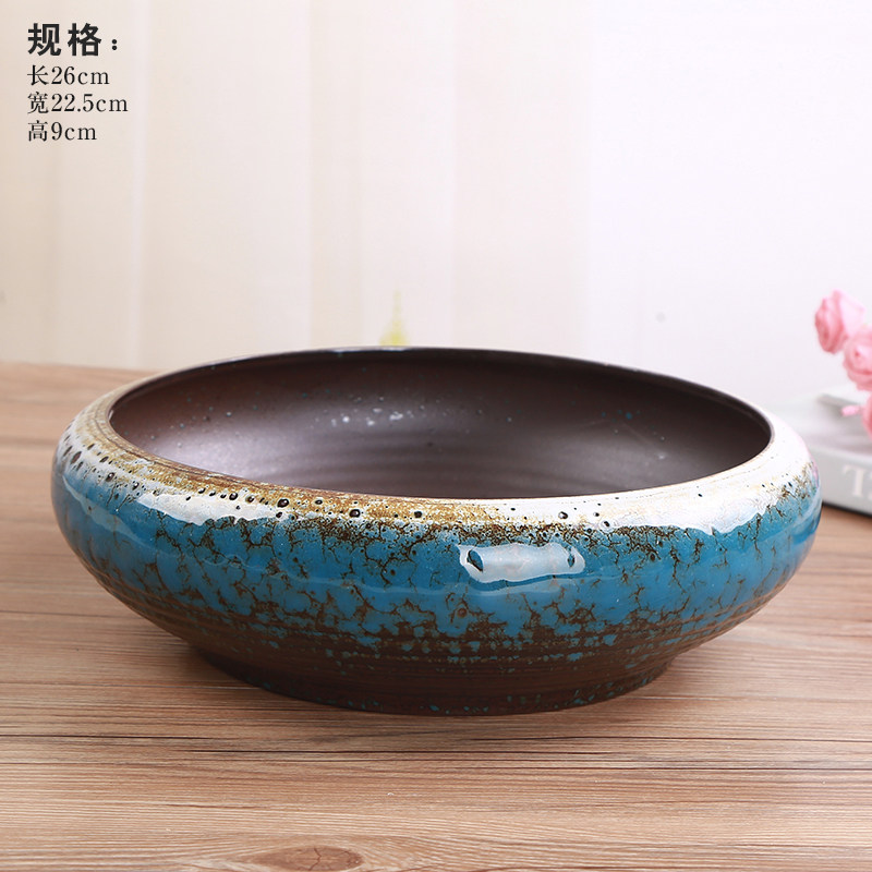 大号水养水仙花盆欧式古典水培花盆碗莲铜钱草绿萝盆菖蒲苔藓盆