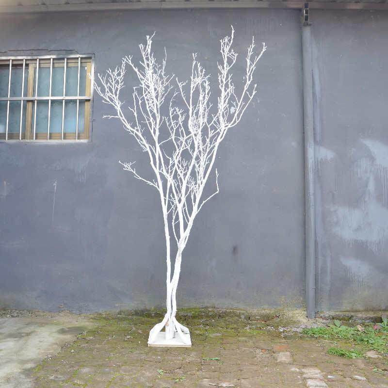 干树枝白色树干许愿树橱窗装饰树婚庆道具树枝装饰珊瑚树白色