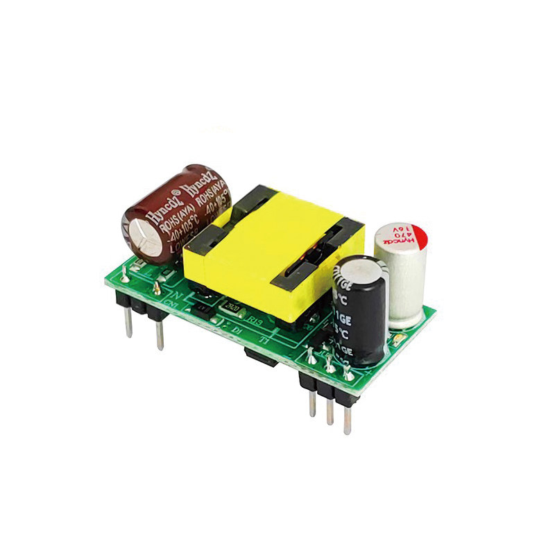 AC-DC隔离开关电源模块5W低纹波高精密小黑夹式单路交流220V转5V1