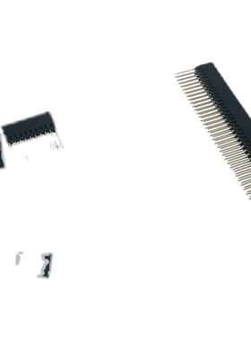 2.54mm单/双排母座1*6/8直插PC104加长针排针插座2*10/20/32/40P