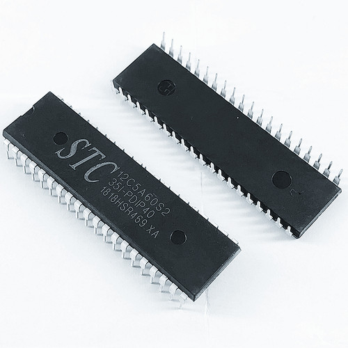 STC12C5A60S2-35I-PDIP40 12C5A60S2 1T 多串口 8051单片机 STC