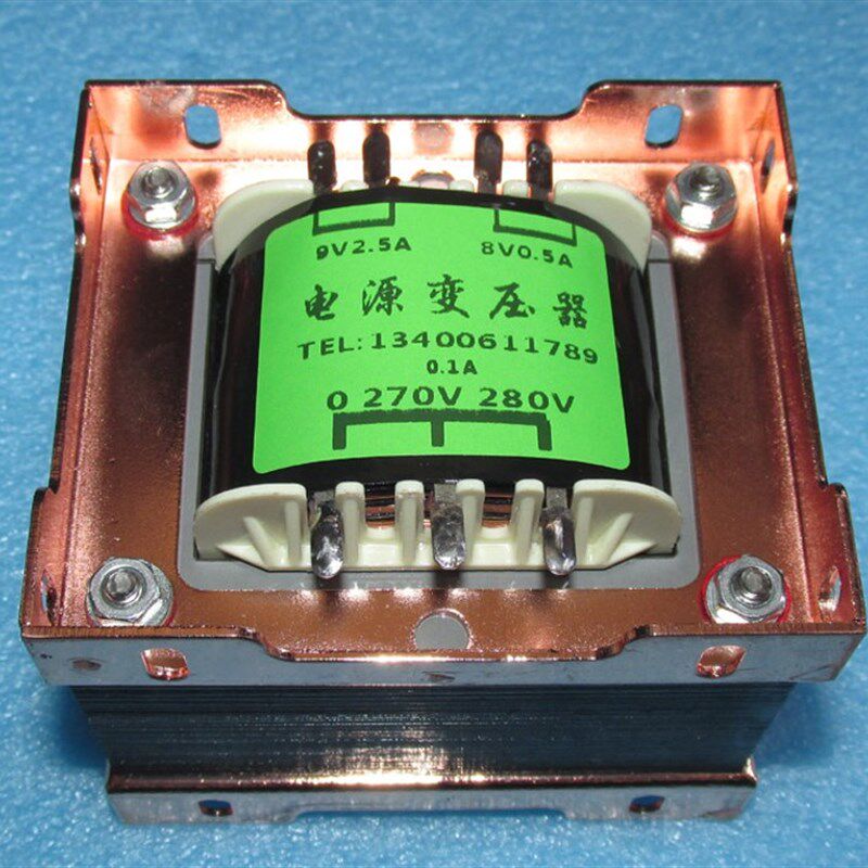 客户订制的诗醉PV12L胆前级电源变压器功率55W EI76X35mm规格铁芯