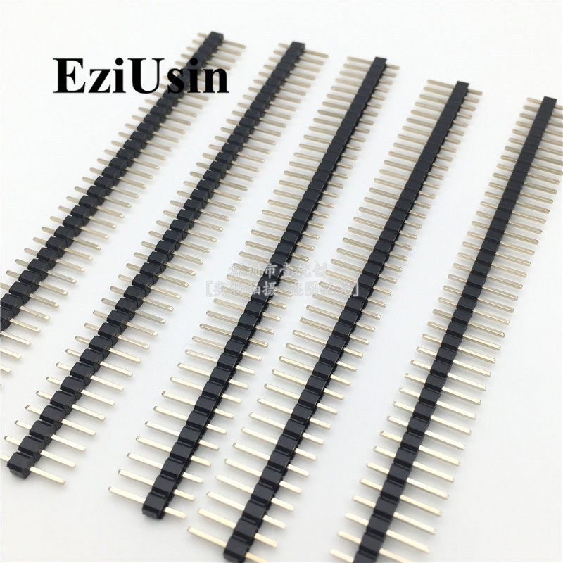 2.54MM直插 1*40P单排针长度11.5mm 2*40P双排针 全铜环保镀金