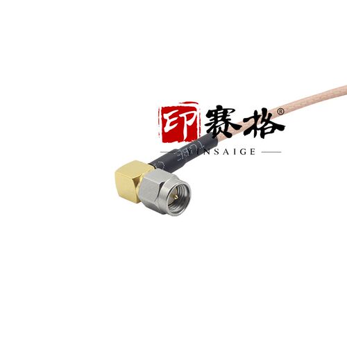 SMA弯头延长线RG316电缆6GHZ高频SMA-JW弯公头不锈钢转接线SMA头