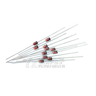 (20个)玻璃稳压二极管 1N4734 5V6 5.6V 1W IN4734A 直插稳压管