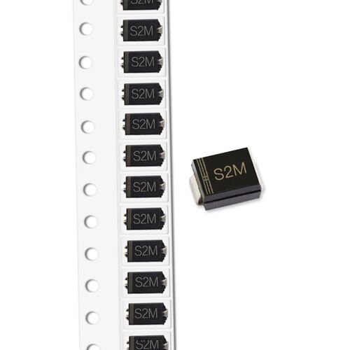 贴片整流二极管S2M RL207 SMB DO-214AA 2A/1000V (50个)