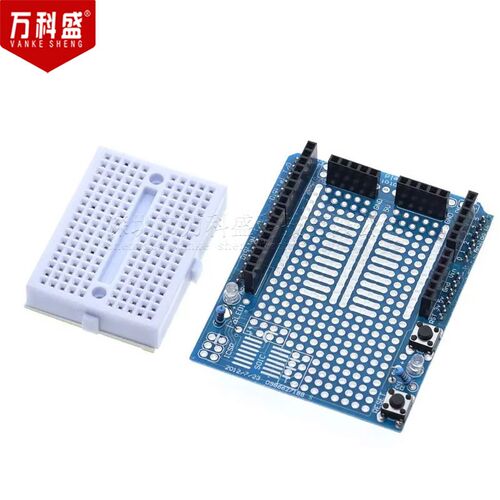 ProtoShield 机器人原型扩展板mini面包板学习开发板 支持UNO R3