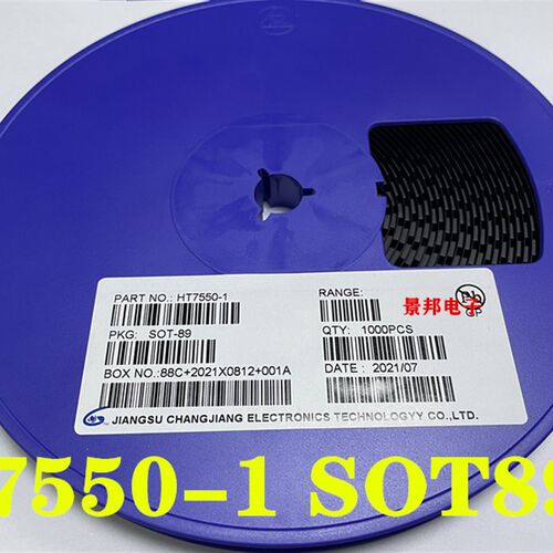 全新国产 HT7550-1 HT7550A-1 HT7550-1# SOT-89 低压差稳压电路
