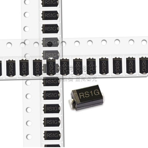 贴片快恢复二极管RS1G FR104 SMA DO-214AC 1A/400V (100个)