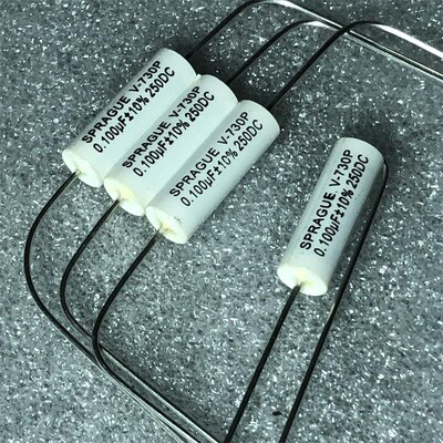 新款SPRAGUE 美国思碧730P 104J 0.1UF 250V 铜脚音频耦合电容