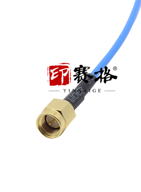 SMA转SMA连接线 RG316蓝色6GHZ低驻波SMA公头延长线sma接头转接线