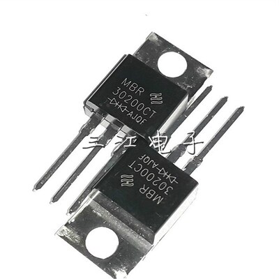 5只 MBR30200CT 开关电源管MBR30200肖特基二极管 30A 200V 包邮