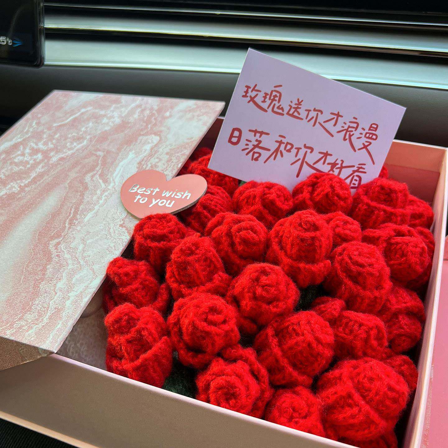 闺蜜OXR生日束礼物毯女生女花玫瑰花子成品实用高级感毛毯实用型