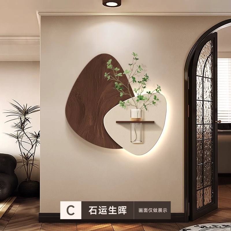 diy水培花瓶绿植入户玄关装饰画客厅沙发背景墙挂画高级感墙壁画