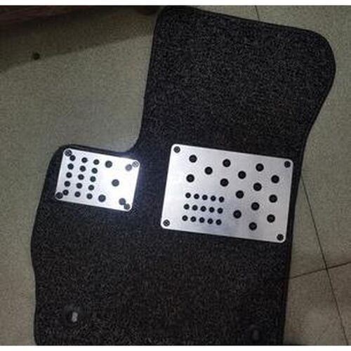 汽车主驾驶室脚垫油门踏板防滑板金属铝合金垫片耐磨修补丁防滑片