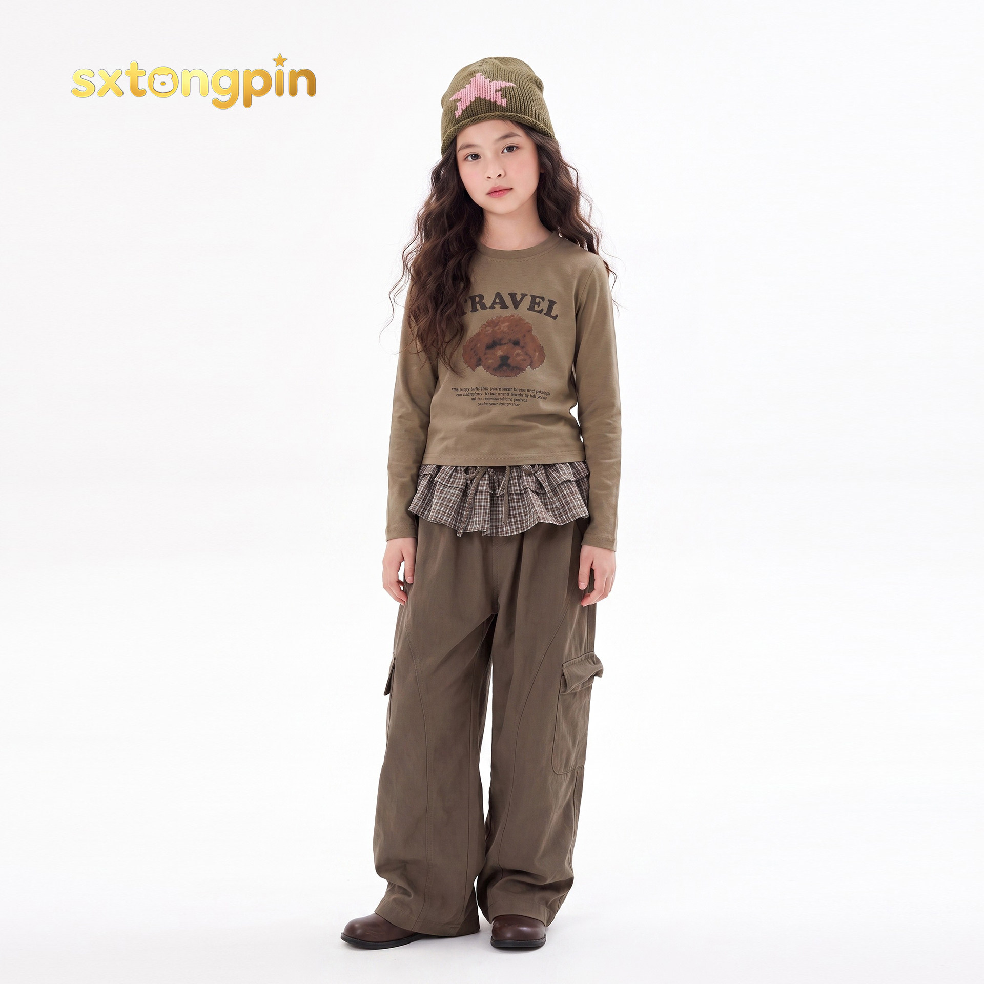 女童套装春秋款2026新款韩系初中生女孩休闲两件套秋季早秋运动服