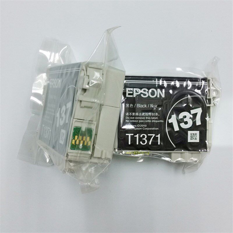 原装爱普生137EPSON T1371墨盒黑色K100 K200 K205K305打印机墨水