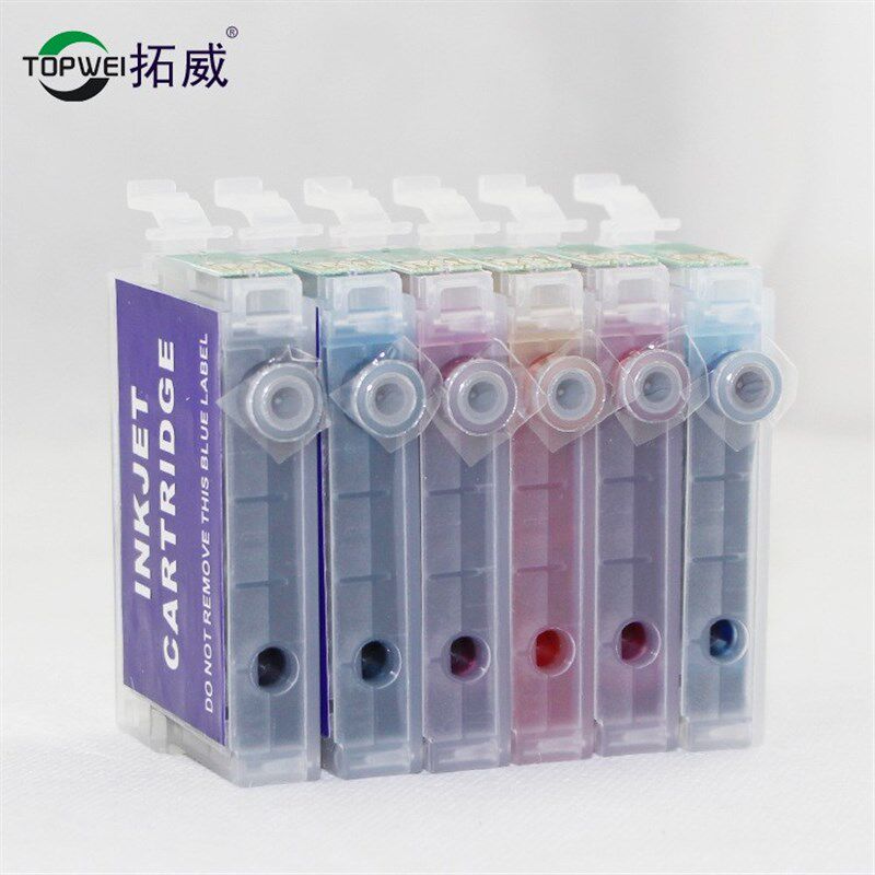 适用EP爱普生打印机R330墨盒 T0851 L800 R1390 填充空套带芯片