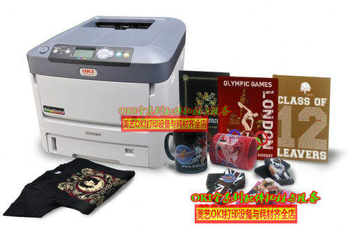 oki c920wt c811 c711wt透明色光油 热转印 水转印五色激光打印机