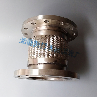 不锈钢金属软管编织网波纹管 碳钢法兰高温蒸汽软管连接DN50/80