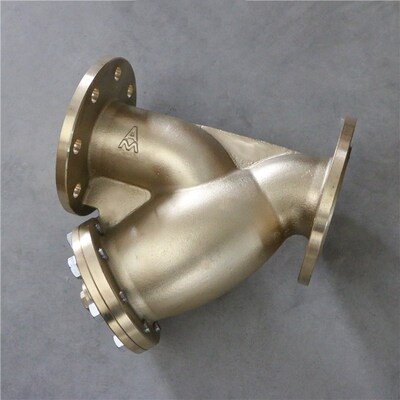 埃美柯黄铜法兰过滤器603 SY41-16T排污阀Y型DN40 50100至200尺寸