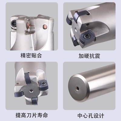快进给双面铣刀杆BLMP0603R/TEBL06特固克 BLMP0603R刀片开粗铣面
