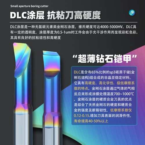 小孔镗刀车刀七彩涂层铜铝塑料亚克力MTR/MIR/MGR/MPR小孔径镗刀