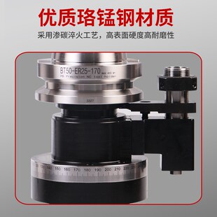 加工中心CNC双头角度头 双向输出 侧铣头 BT40 BT50-90度直角铣头