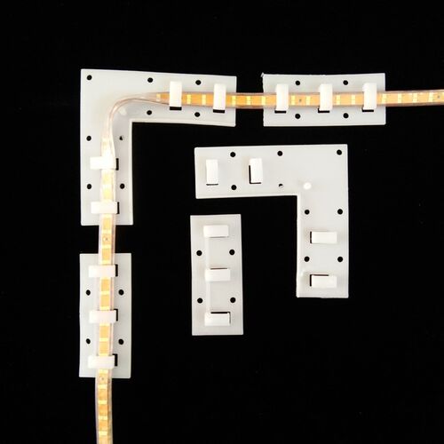 LED10-18MM灯带伴侣转角卡子固定灯条拐弯角墙角转弯器