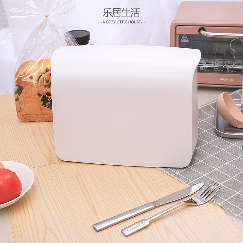 日本进口面包收纳盒防尘蛋糕储存盒土司西式点心烘焙塑料大保鲜盒