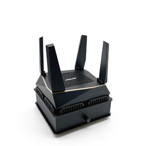 华硕RT-AX92U路由散热器温控静风扇调速wifi6路由器mesh底座