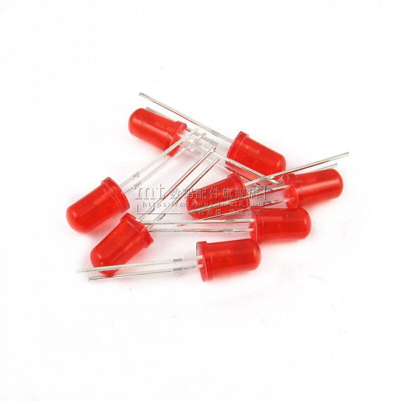 5MM LED二极管 红发红色 红光 红灯 绿发翠绿 黄发黄 蓝白灯 灯珠