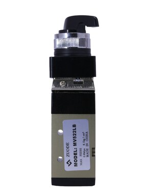 气动元件两位五通选择型旋钮阀MV522LB/TB/EB/PB 控制换向机械阀