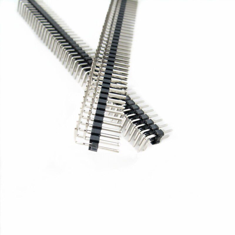 双排针 弯脚 间距2.54MM 2*40P 双排弯针 双排排针 90度 卧插