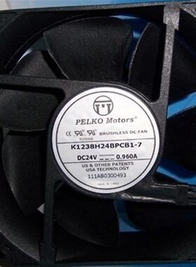 PELKOMOTORS K1238H24BPCB1-7 24V 0.960A 12CM 12038 变频器风扇