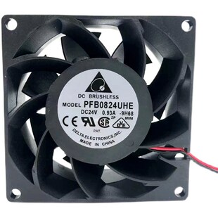 DELTA台达 PFB0824UHE 8038 8CM 24V 0.93A 大风量变频器散热风扇
