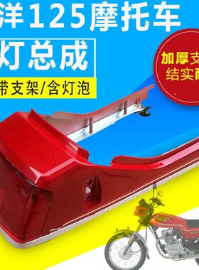 适用WY125-A-C-F摩托车尾灯后刹车灯泡原装后尾灯转向灯外壳总成