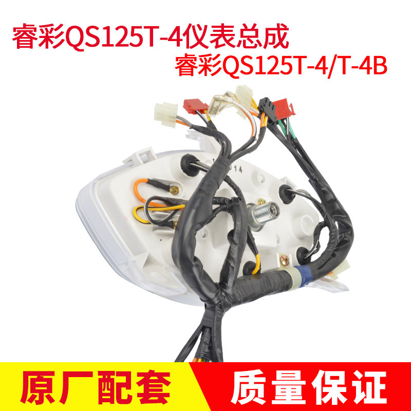 踏板摩托车QS125T-4电喷睿彩 QS125T-4B仪表总成 里程表 码表总成