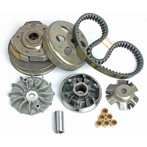 适用豪爵新悦星HJ125T-23-25A VF125传动皮带前驱动盘轮后离合器
