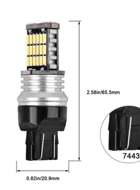 倒车led灯改装超亮汽车流氓倒车灯泡鹰眼辅助灯后尾灯T15T201156