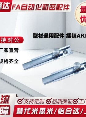 型材通用配件 插销AKE01 用于铝型材门框 安装于铝型材门内侧