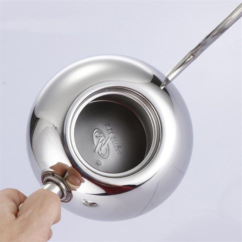 不锈钢泡茶壶水壶长嘴花茶壶油壶烧水壶带过滤网家用饭店餐厅酒店