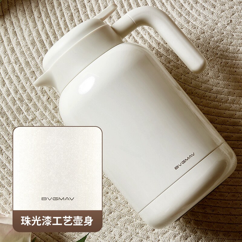 英国宝威玛保温壶大容量家用热水焖茶壶316不锈钢72h长效保温高档