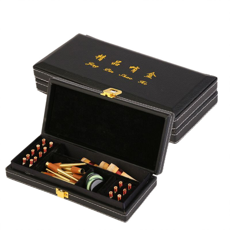 包邮高档唢呐哨片盒唢呐配件盒唢呐包结实耐用哨子收纳盒哨片盒子图片