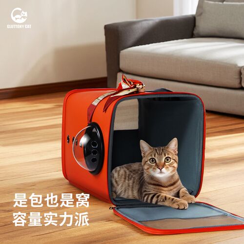 贪吃猫外出可携式宠物拉杆箱高端宠物包包猫包猫咪狗狗航空行李箱