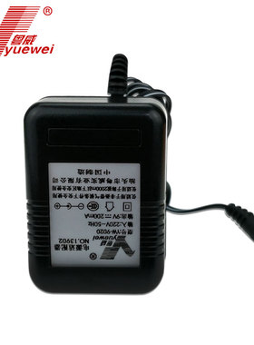 粤威9伏通用监控系统光纤转换盒YHSAFC0900200WLCH电源适配器9V线
