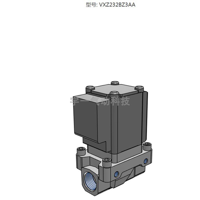 SMC 原装正品VXZ232BZ3AA系列 先导式零差压启动型2通电磁阀 水用