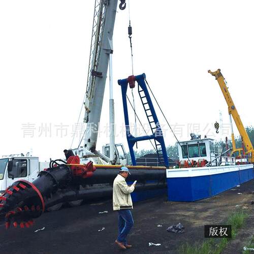 液压式挖泥淤船绞吸式新QYP型挖泥船水库船备湖泊清设挖泥船造厂